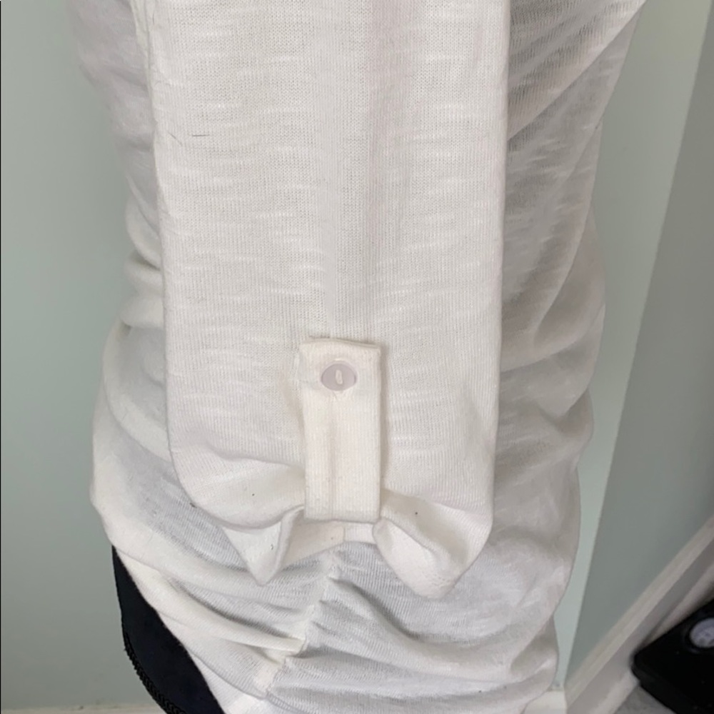 Adorable Ruched Lace Top - Picture 5 of 5